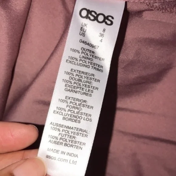 ASOS Wrap Dress With Embroidered Peacock & Flower Detail - Picture 5 of 13